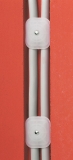 27x34 mm, mit 2 x 30 mm Stahlnagel vormontierte Nagelscheibe VPE 200 Stck