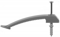 Leitungsklammer fr 10 NYM mit Nageldbel 6 x 50, VPE 25 Stck