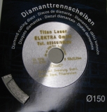 2 Stück Titan-Laser Scheibe, D 125 mm