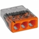 Compact Verbindungsdosenklemme Wago 2273-203 3x0,5-2,5mm² orange VPE 100