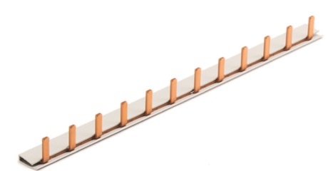 10 St. Stegschiene 10², 90° gebo., 212 mm lang, 1-Phasen