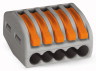 Verbindungsklemme Wago 222-415 | 5x1,5-4,0 mm² | VPE 40 Stück